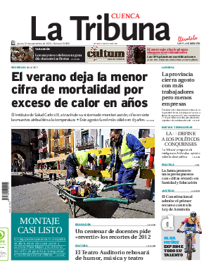 Portada La Tribuna de Cuenca