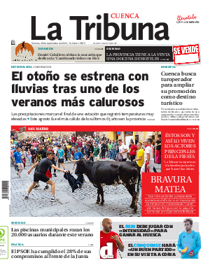 Portada La Tribuna de Cuenca