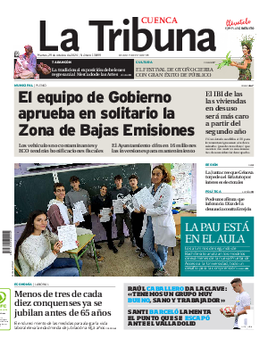 Portada La Tribuna de Cuenca