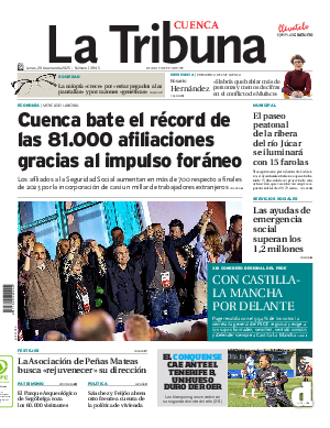 Portada La Tribuna de Cuenca