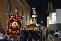 El Cristo del Amor recorrerá las calles de Tarancón, arropado por los vecinos. 