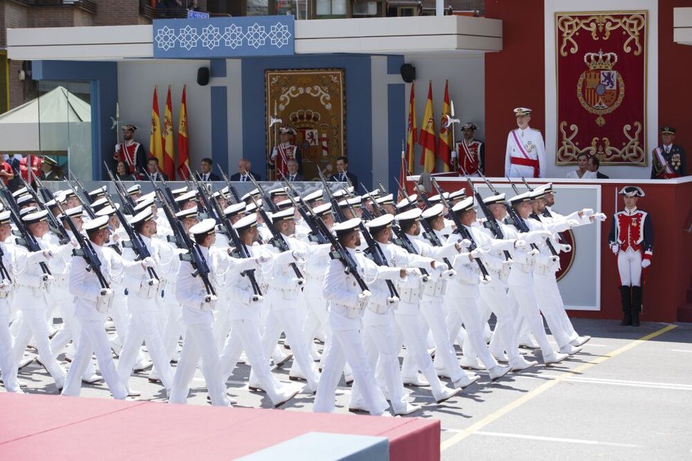 Los Reyes presiden el desfile de Día de las Fuerzas Armadas 2023   / ÁLEX CÁMARA