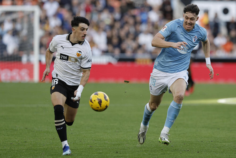 El Celta desaprovecha su oportunidad en Mestalla