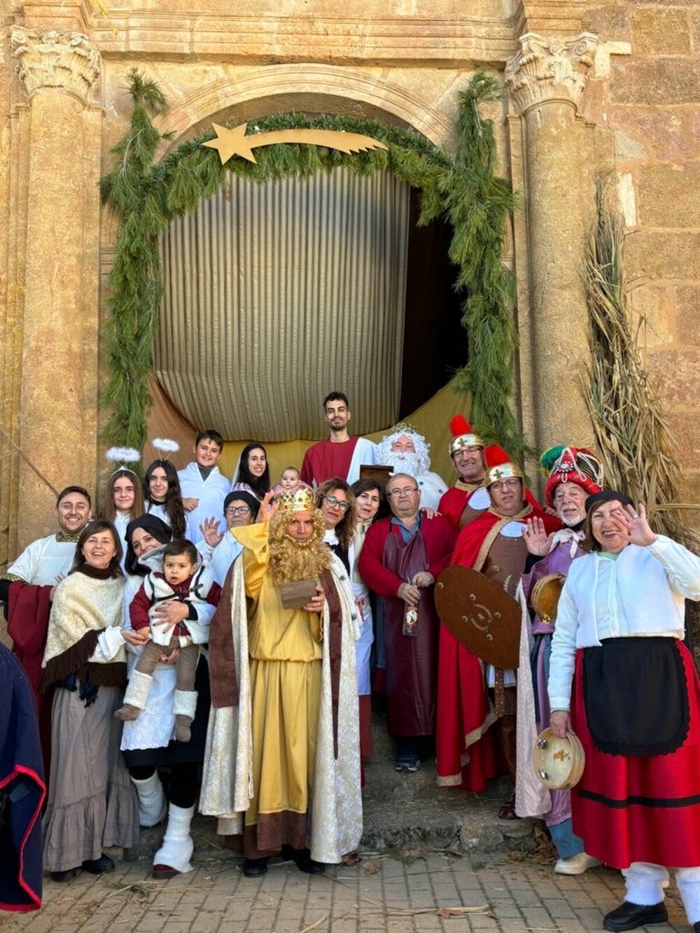 El primer Belén Viviente de Villar de Cañas sorprende