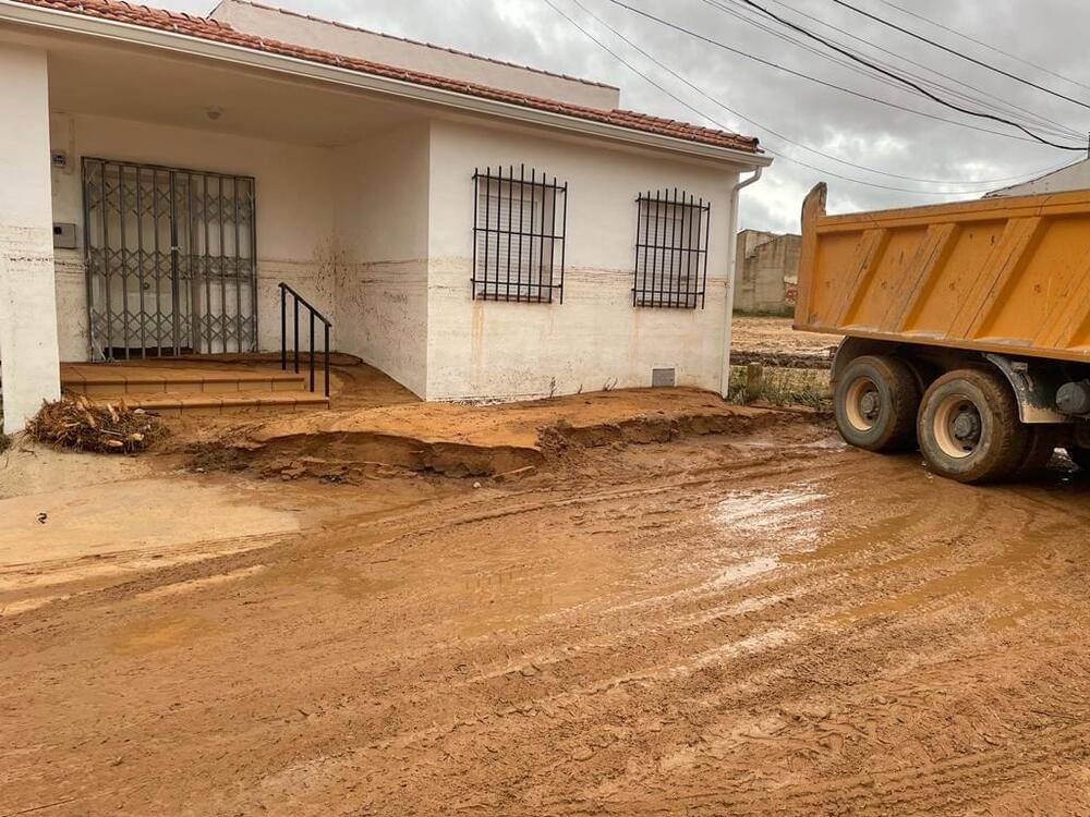 La DANA genera estragos y causa el caos en Buenache de Alarcón   / B. PRIETO