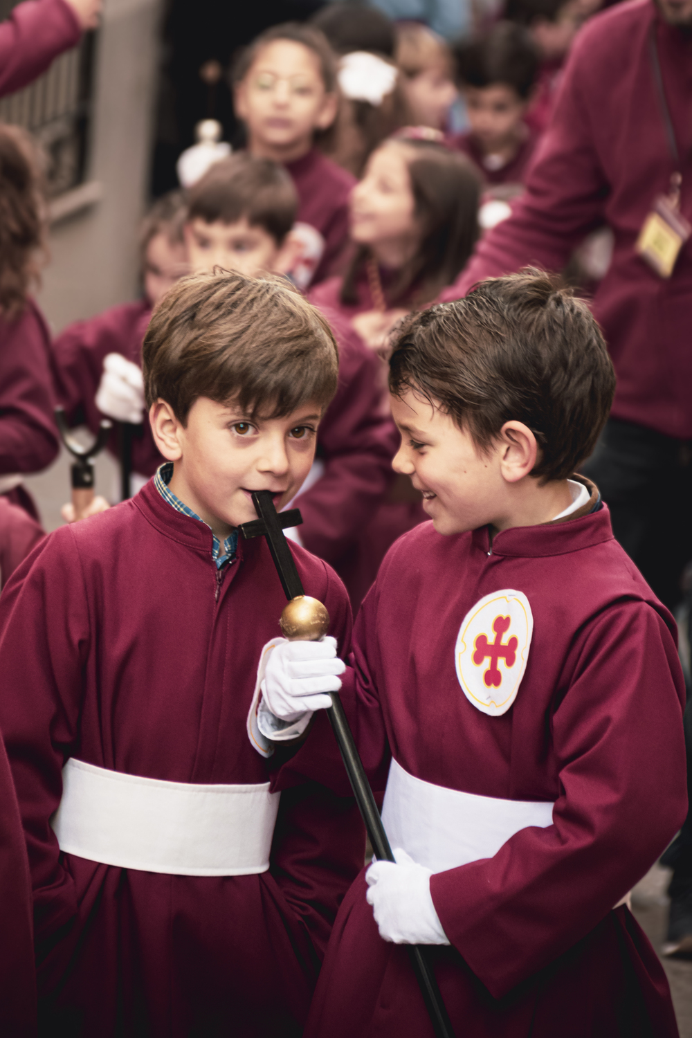 Procesión infantil de la Junta de Cofradías  / ADRIÁN GARCÍA VERGAZ