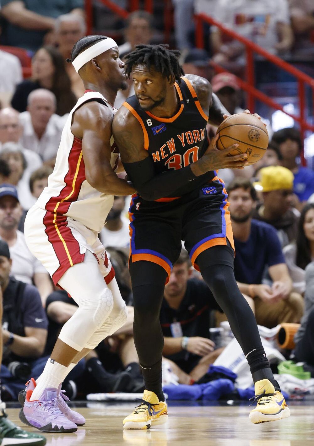 NBA Playoffs Eastern Conference Semifinals - New York Knicks at Miami Heat  / RHONA WISE