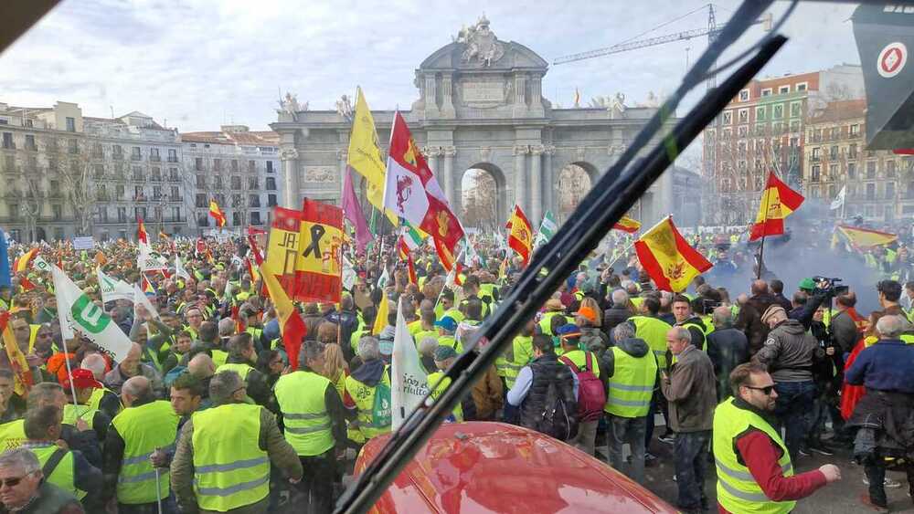 La manifestación arrancó de la Puerta de Alcalá