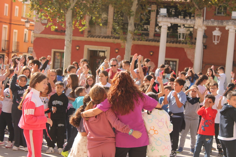 Cuarto flashmob organizado por Afad en Tarancón.