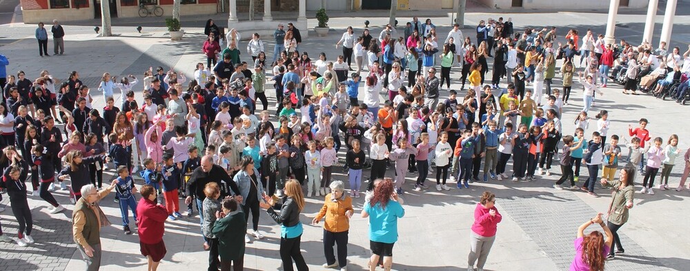 Cuarto flashmob organizado por Afad en Tarancón.