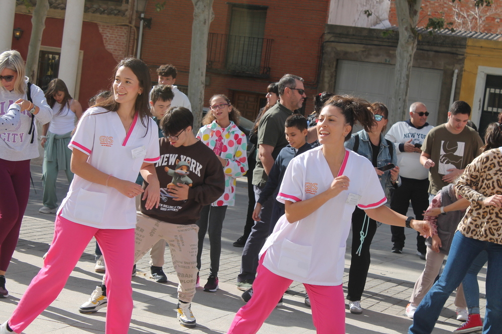 Cuarto flashmob organizado por Afad en Tarancón.