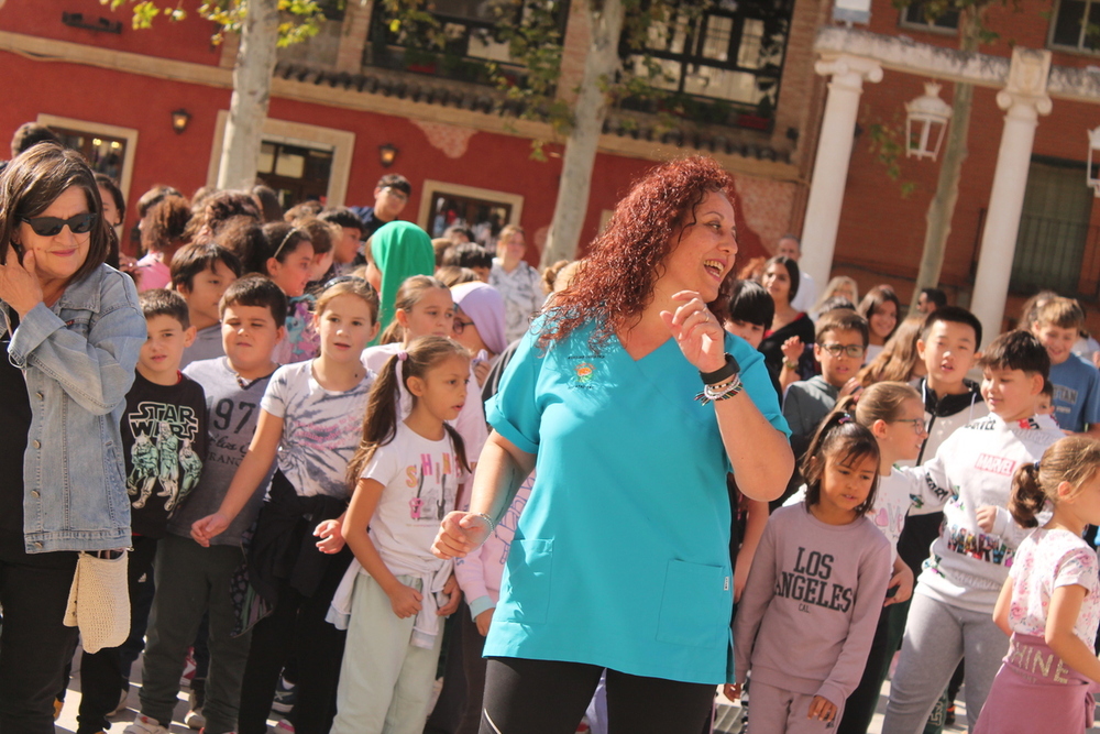 Cuarto flashmob organizado por Afad en Tarancón.