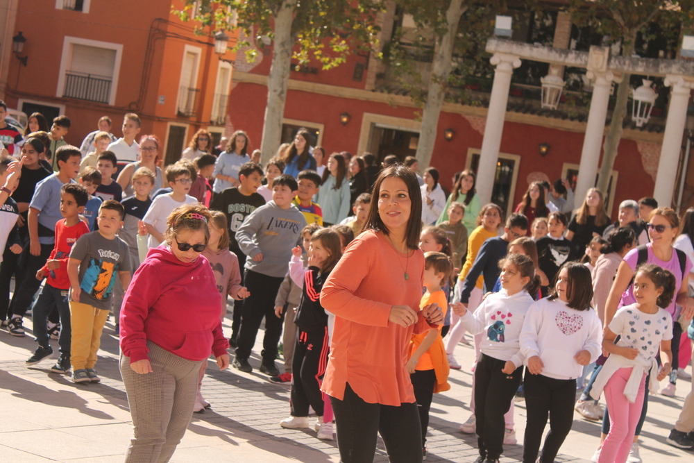 Cuarto flashmob organizado por Afad en Tarancón.