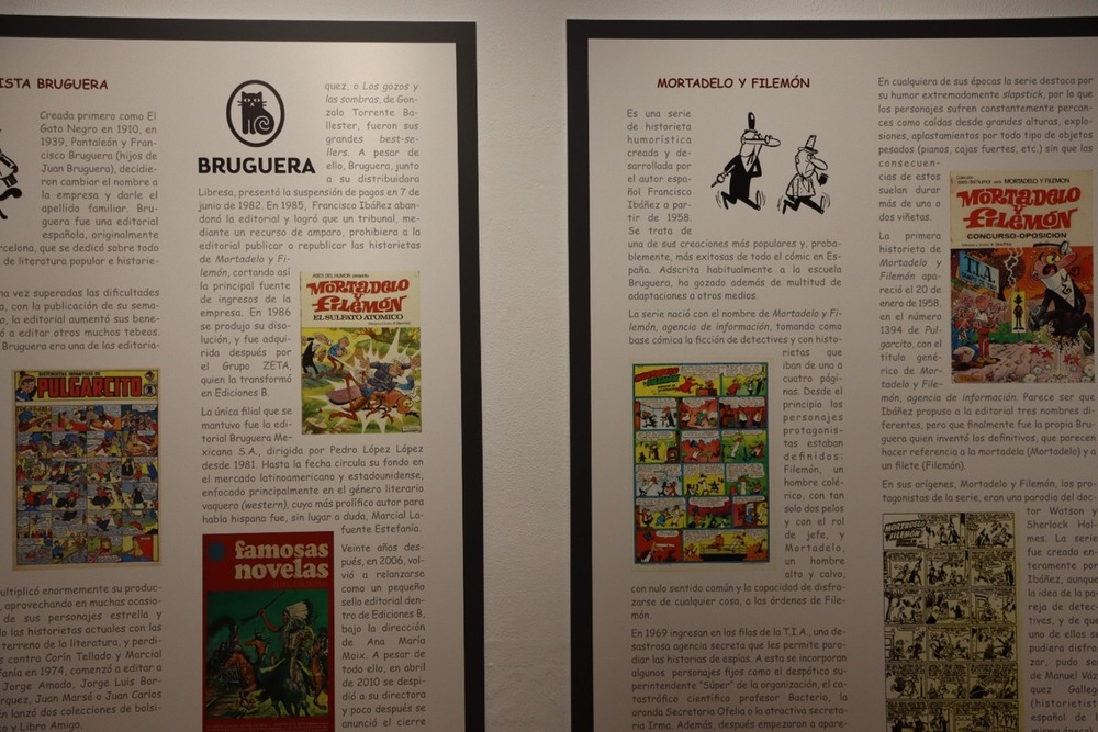 La exposición del cómic en Casa Parada. 