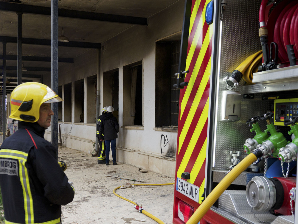 Sofocado un incendio en el antiguo Colegio de San Julián