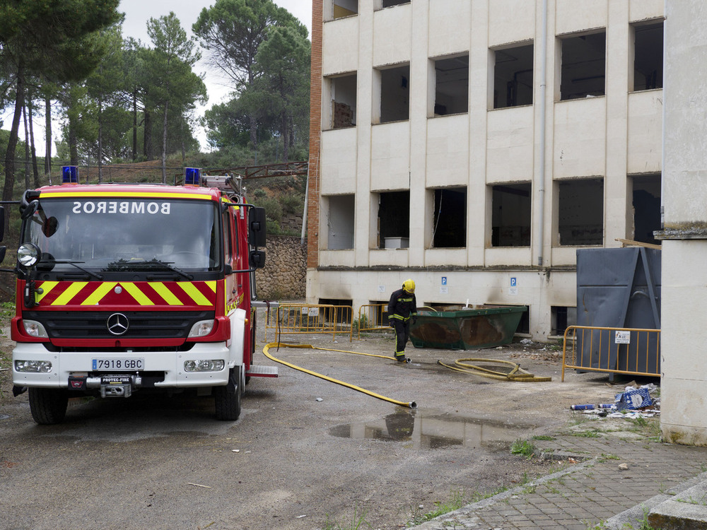 Sofocado un incendio en el antiguo Colegio de San Julián