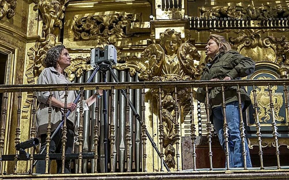 Paula Noriega, a la izquierda, y Maite Aranda, responsables del proyecto.