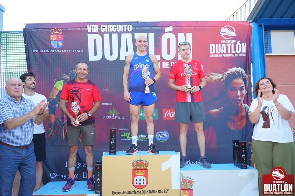 Gran triunfo de Bonilla y Martínez en el triatlón de Quintanar