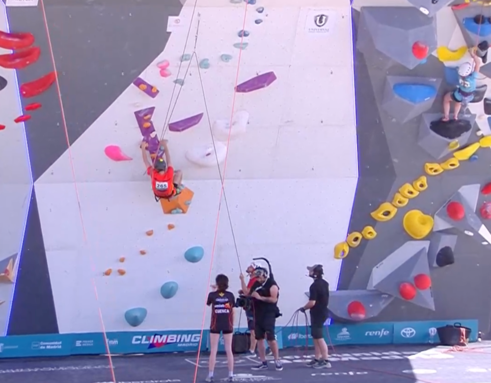  Sergio Aznárez, campeón de España de Paraescalada