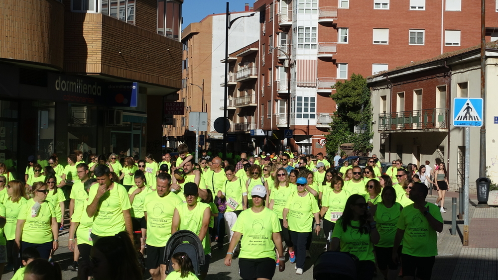 Segunda marcha solidaria organizada por la asociación Cambiando Vidas con Elsa.