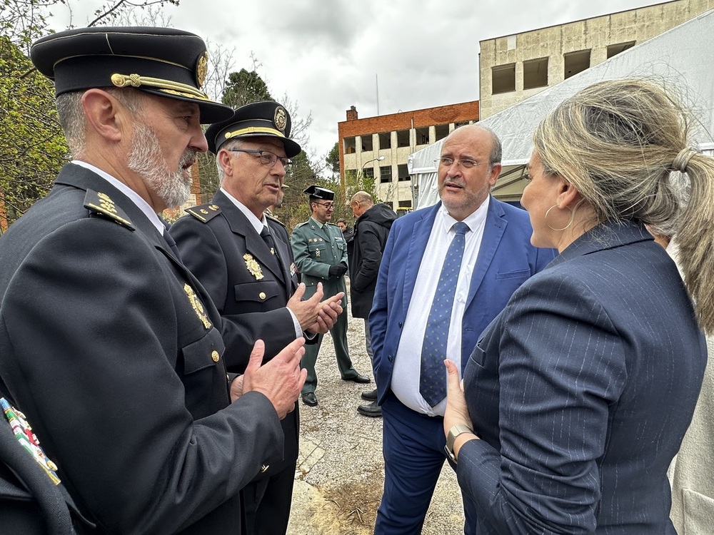 Acto de inicio de la obra del futuro CNEP de Cuenca.