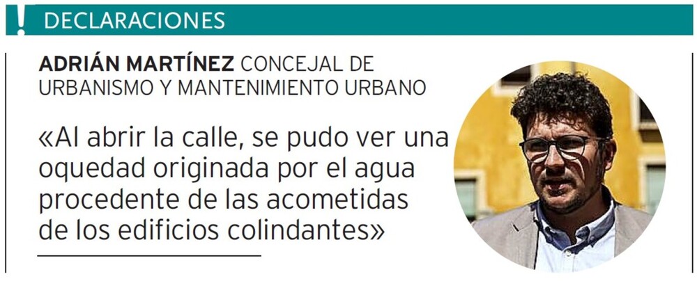 Este miércoles se desarrollaban las labores de compactado de la calzada y el encamisado de la red de saneamiento.