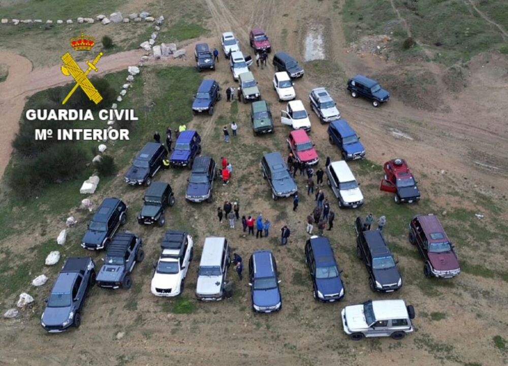 La Guardia Civil denuncia rutas todoterreno en la Serranía