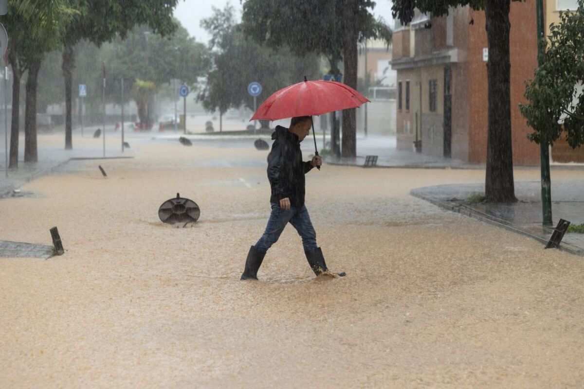 Aviso rojo por fuertes lluvias este miércoles en Málaga y provincia  / DANIEL PÉREZ