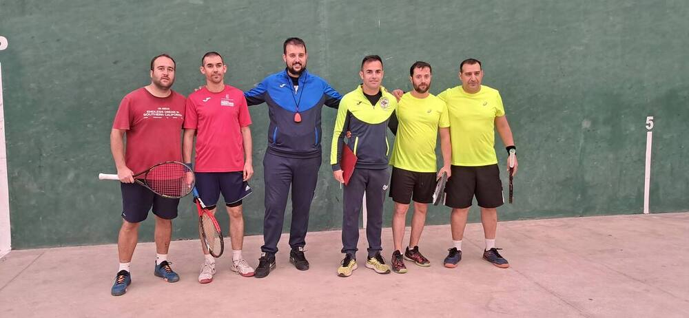 Espada y Carrasco, campeones provinciales de frontenis