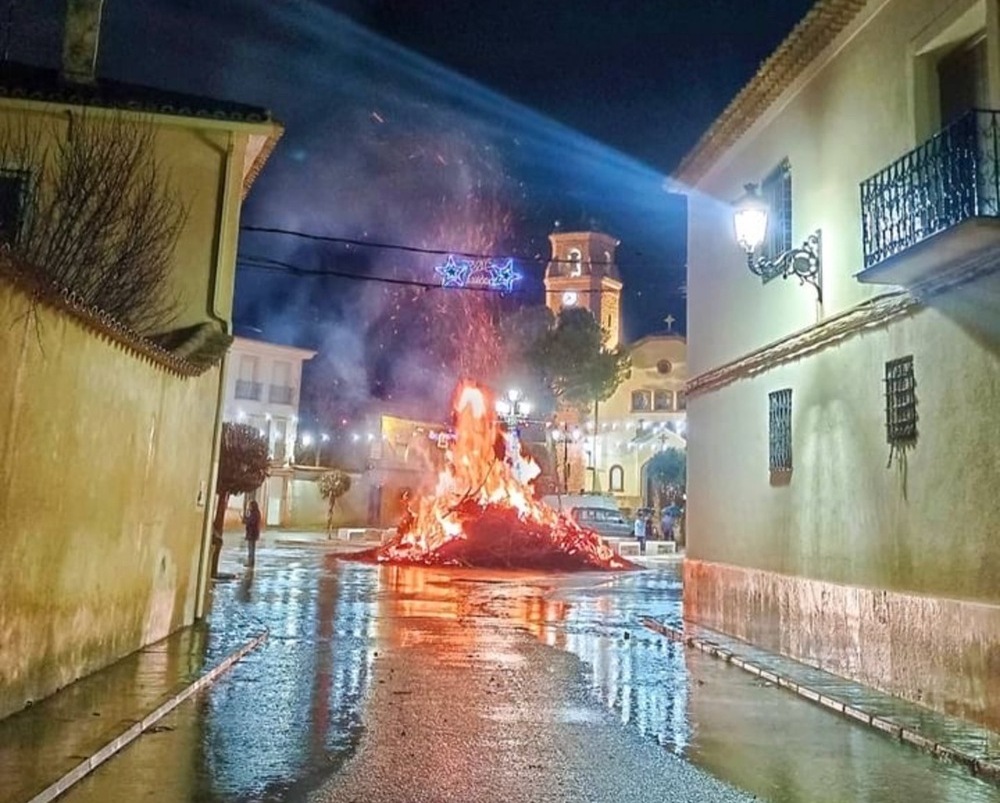 Celebración de San Antón en Santa María del Campo Rus.