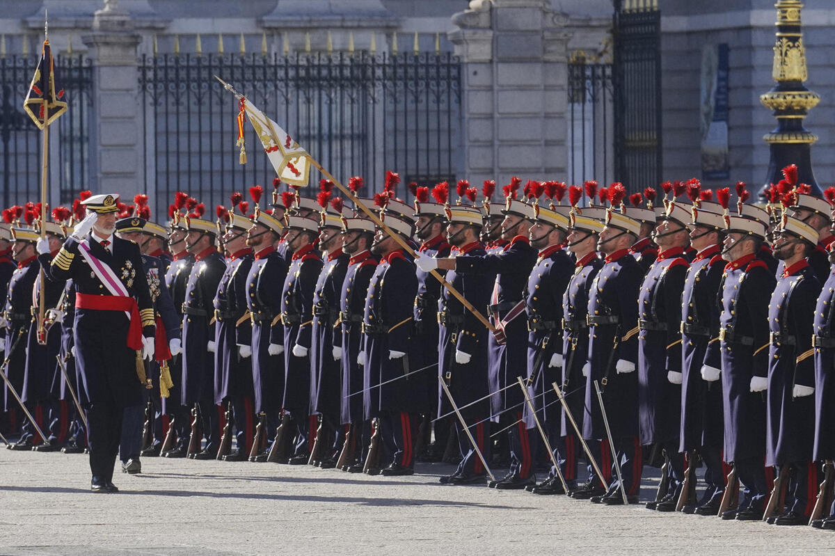 Pascua Militar en el Palacio Real en Madrid  / BORJA SANCHEZ TRILLO