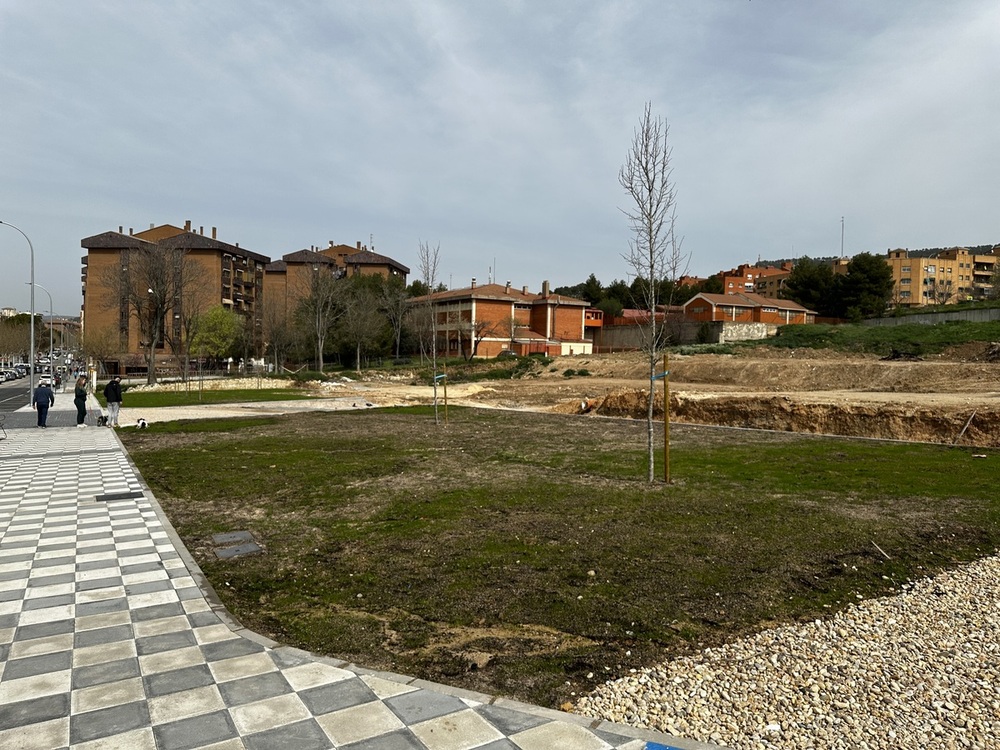 La reurbanización también ha incluido la creación de varias zonas verdes.