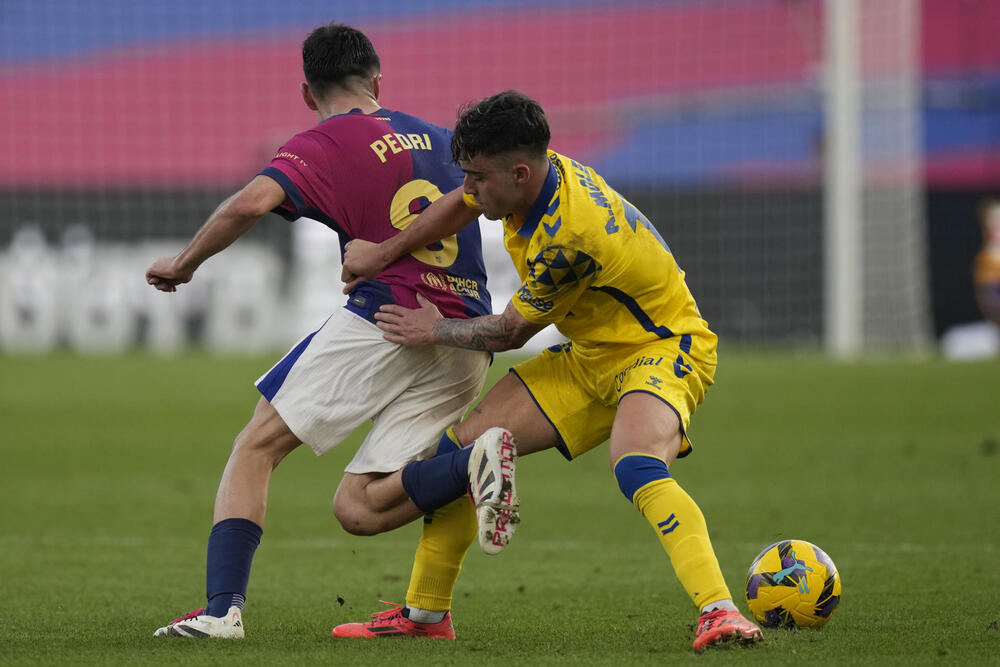 Las Palmas arruina el cumpleaños del Barça