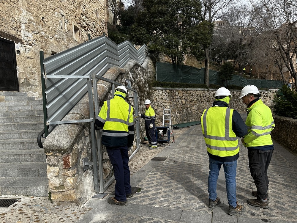 En la actualidad, se trabaja en el cerramiento de las zonas de actuación.