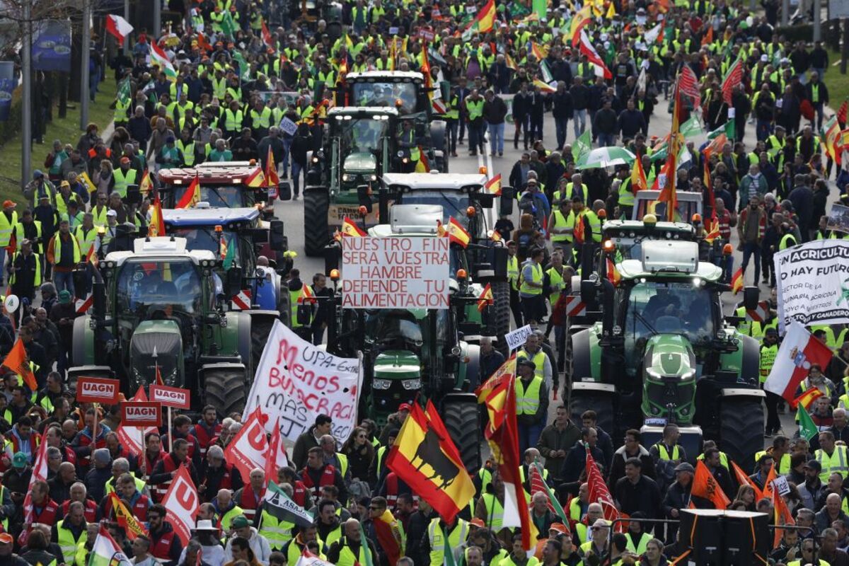 Marcha de agricultores en Madrid  / La Tribuna de Cuenca