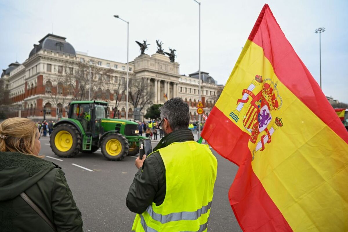 Protestas de los agricultores en Madrid  / FERNANDO VILLAR