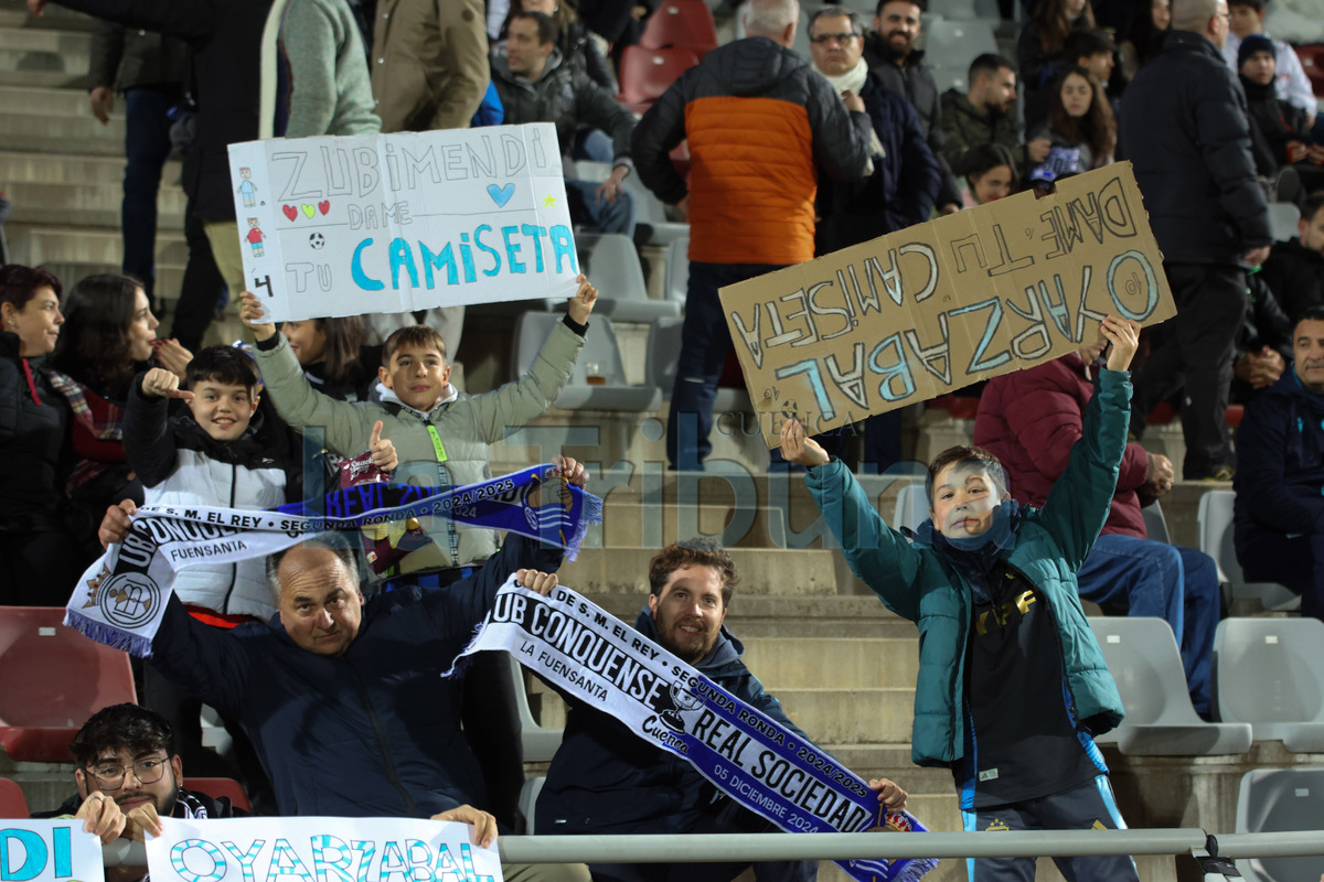 La Fuensanta vibra con el Conquense-Real Sociedad  / AARÓN LUCAS