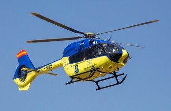 Trasladan en helicóptero a un senderista herido en Cuenca