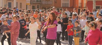 Afad culmina su semana con un multitudinario flashmob