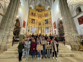 Un grupo de la parroquia asiste a un recital benéfico en Yepes