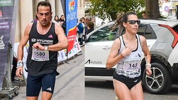 Hortelano y De la Ossa se llevan la Media Maratón