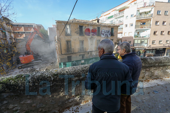 Comienza la demolición en sí del edificio de los Tintes