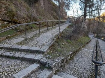 Da comienzo la mejora de la subida peatonal a las Angustias