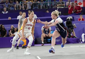 España, finalista del baloncesto 3x3 tras ganar a EEUU