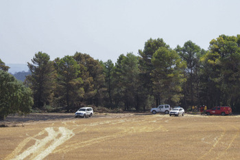 Dan por controlado el incendio de Valverdejo