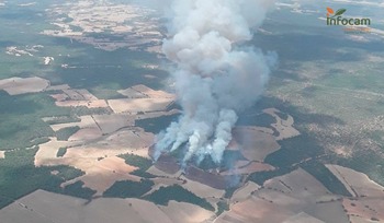 El incendio de Valverdejo cumple una semana activo