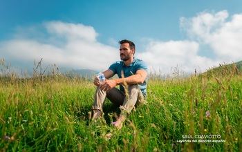 Saúl Craviotto, embajador del agua mineral natural AQUADEUS