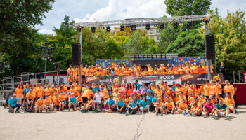 La carrera solidaria de Amiab reúne a casi 400 personas