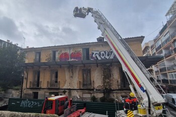 Inician el derrumbe del inmueble de la Fundación Sánchez Vera