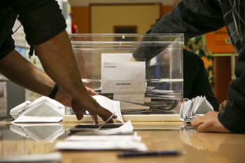 La participación cae en Cuenca un 14,6% a las seis de la tarde